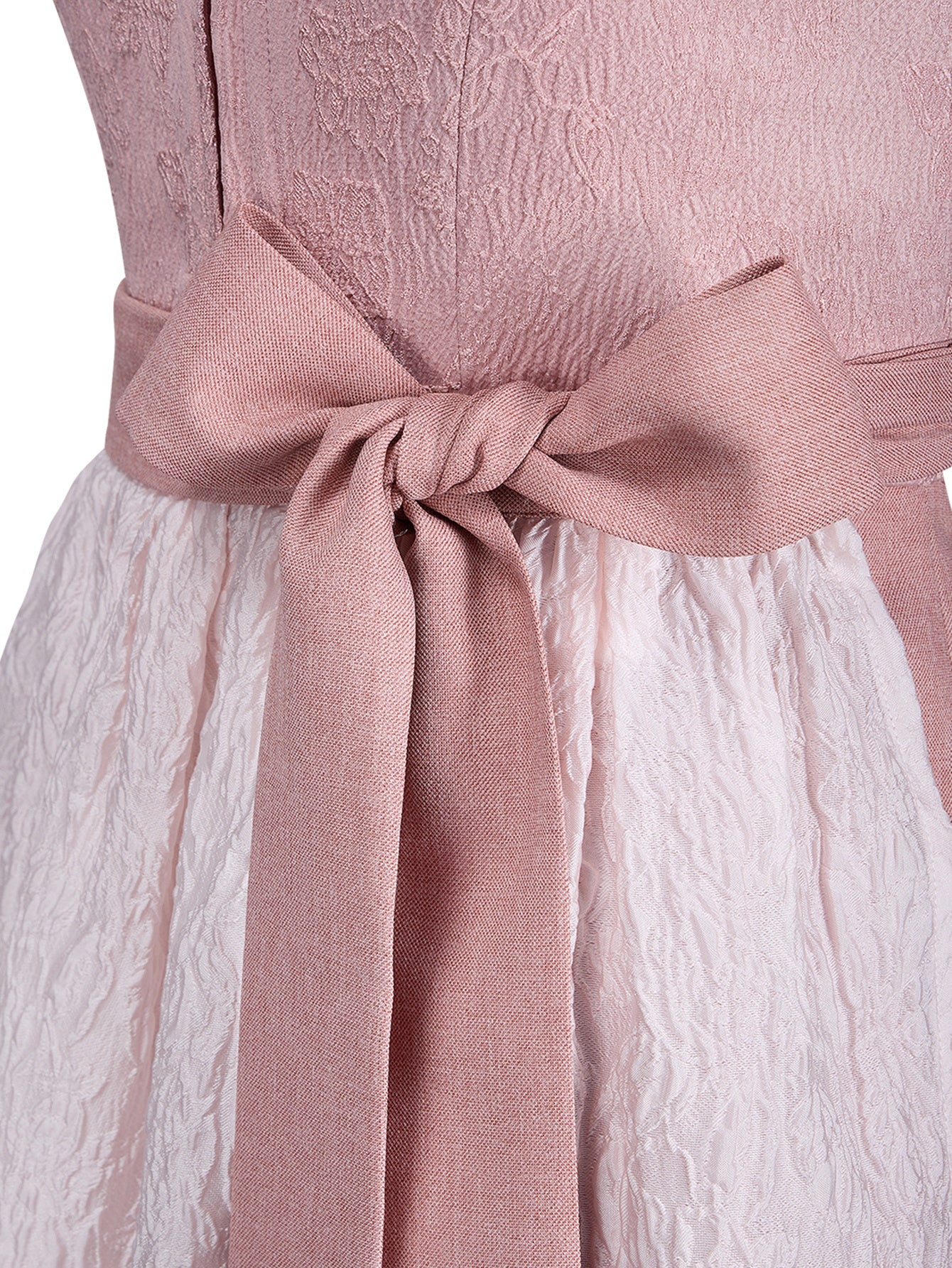 Dirndl Damen Rosa 60cm Gerader Ausschnitt Kleid