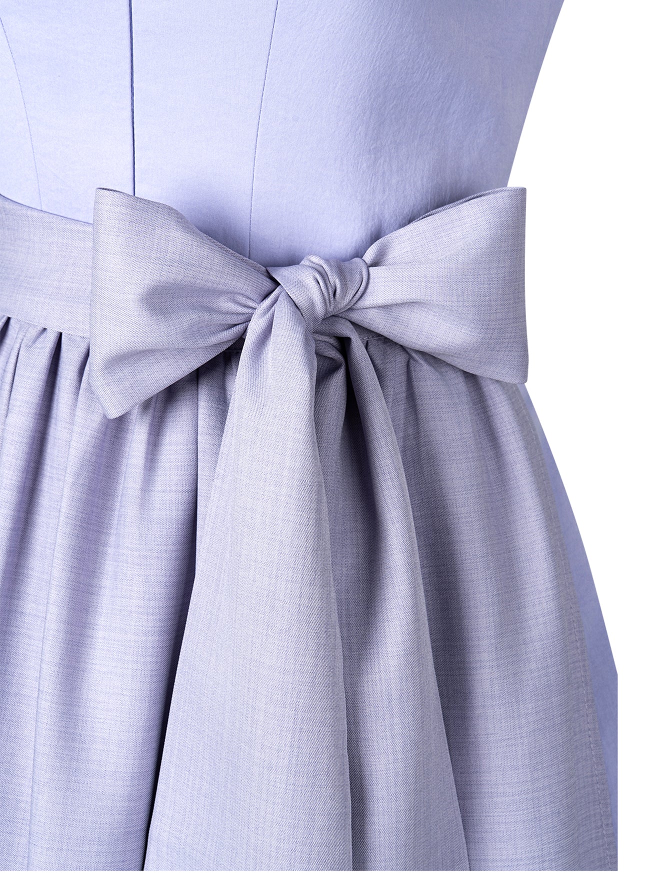 Dirndl Damen Lila 70cm Herz-Ausschnitt Kleid