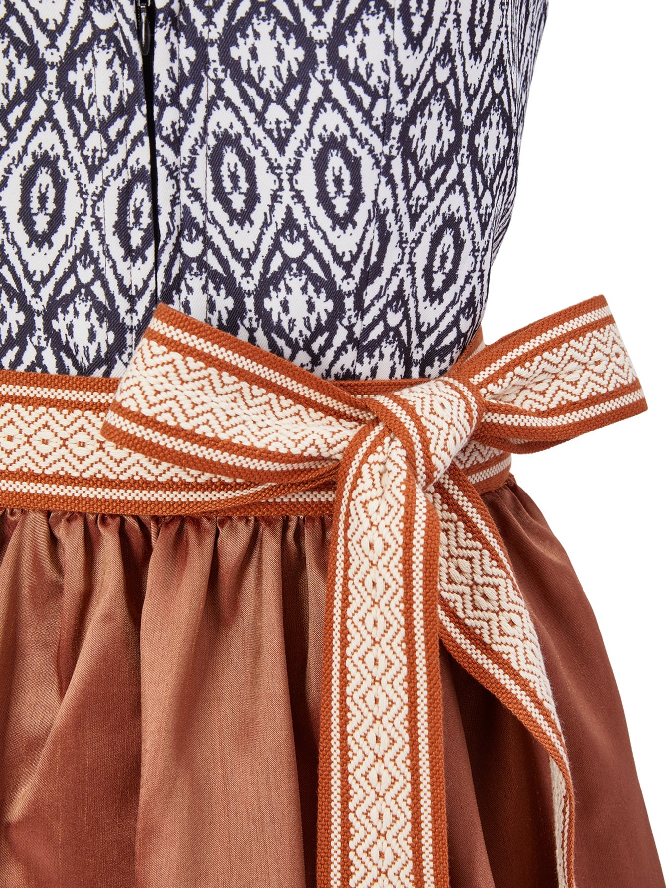 Dirndl Damen Schwarz 60cm Gerader Ausschnitt Kleid