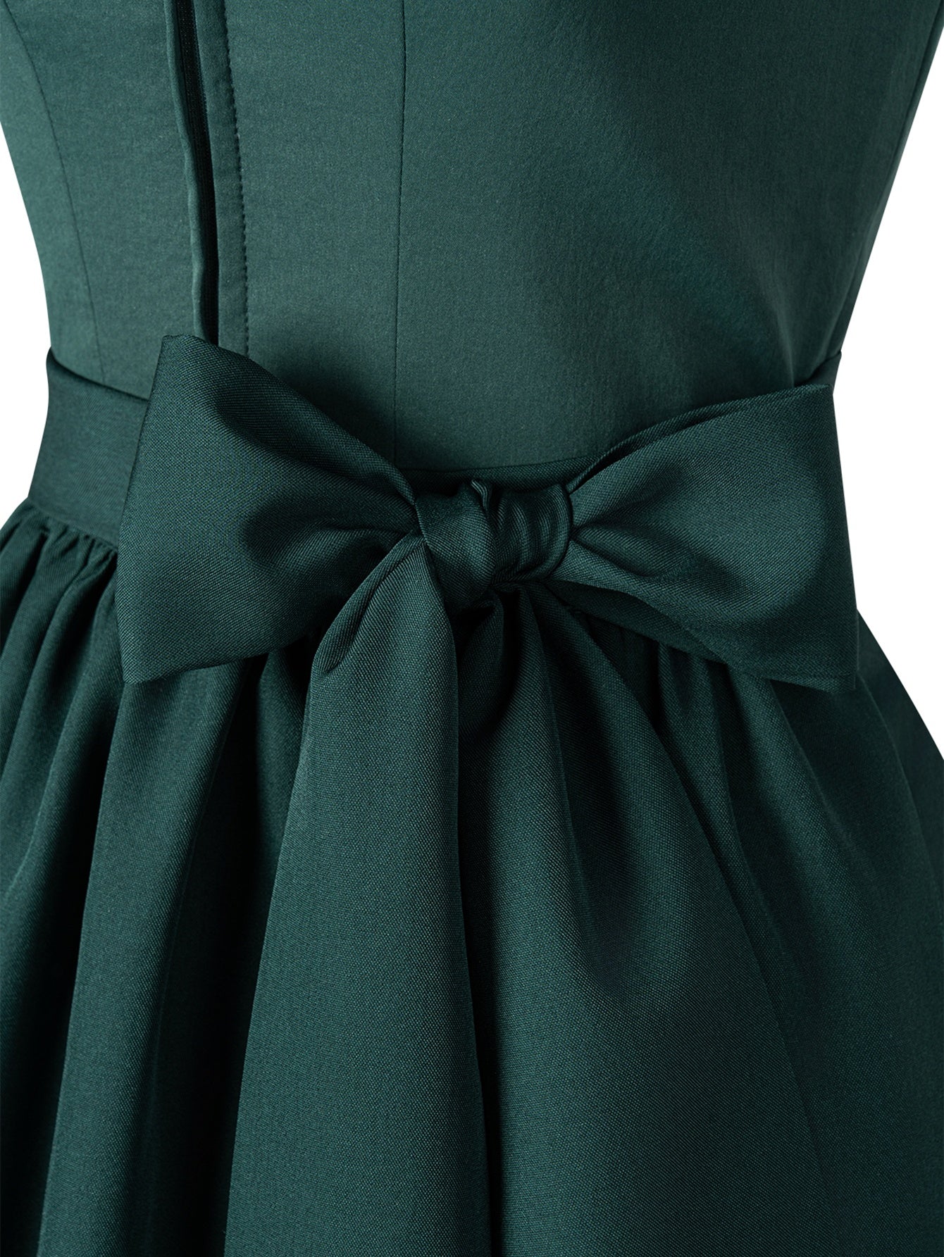 Dirndl Damen Grün 70cm Herz-Ausschnitt Kleid