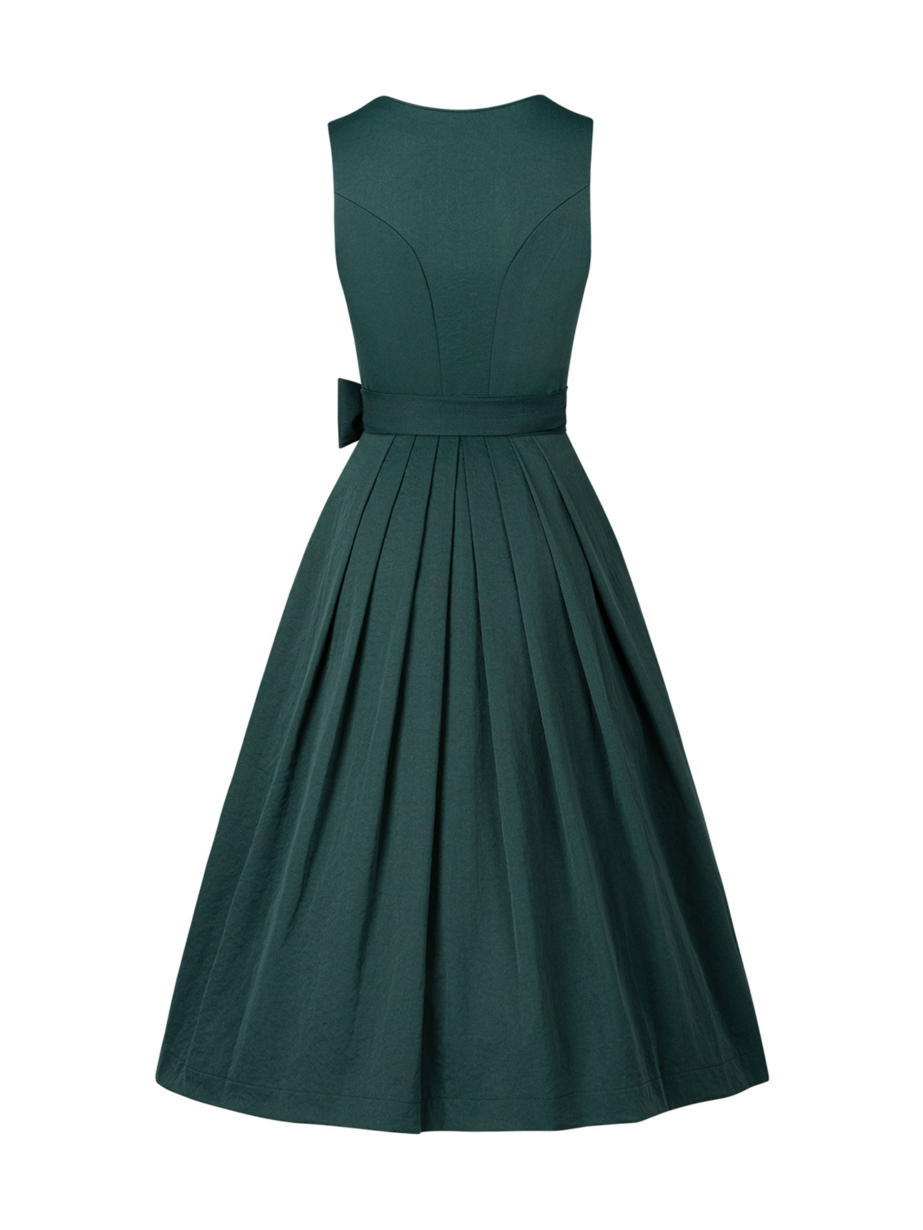 Dirndl Damen Grün 70cm Herz-Ausschnitt Kleid