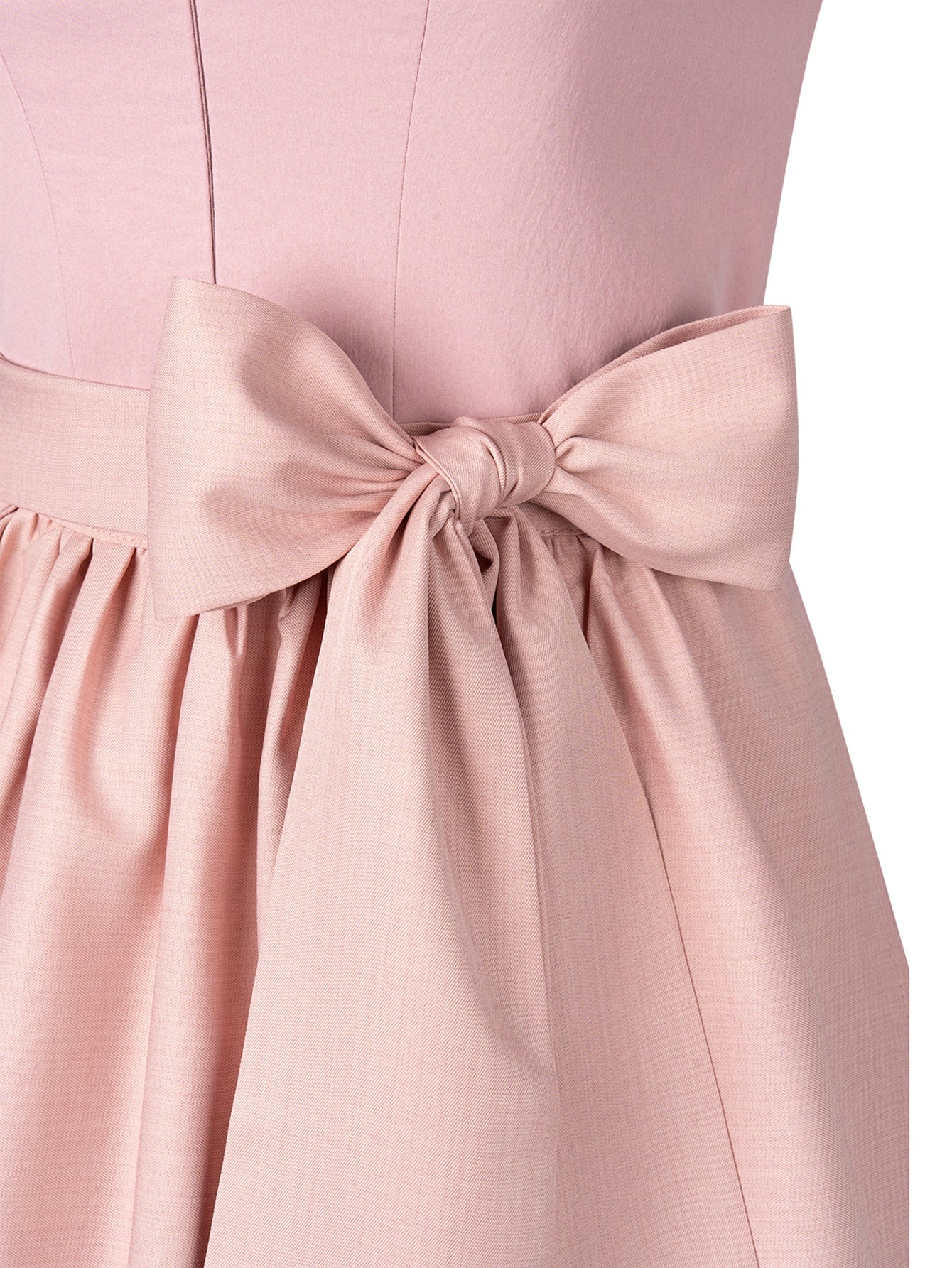 Dirndl Damen Rosa 70cm Herz-Ausschnitt Kleid