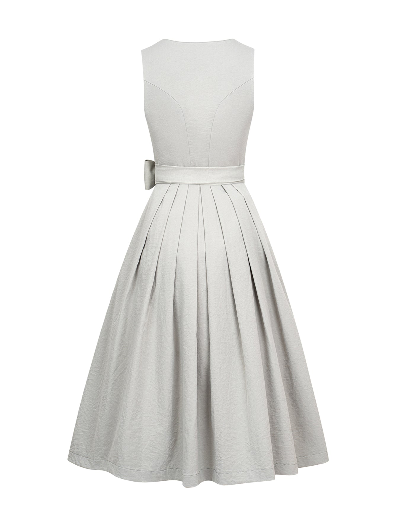 Dirndl Damen Grau 70cm Herz-Ausschnitt Kleid