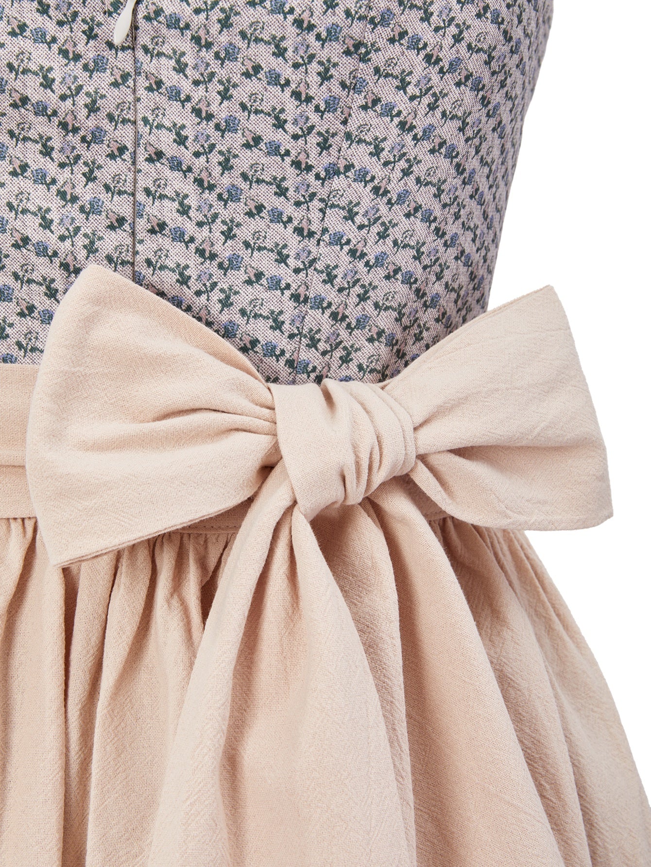 Dirndl Damen Blau 70cm Herz-Ausschnitt Kleid