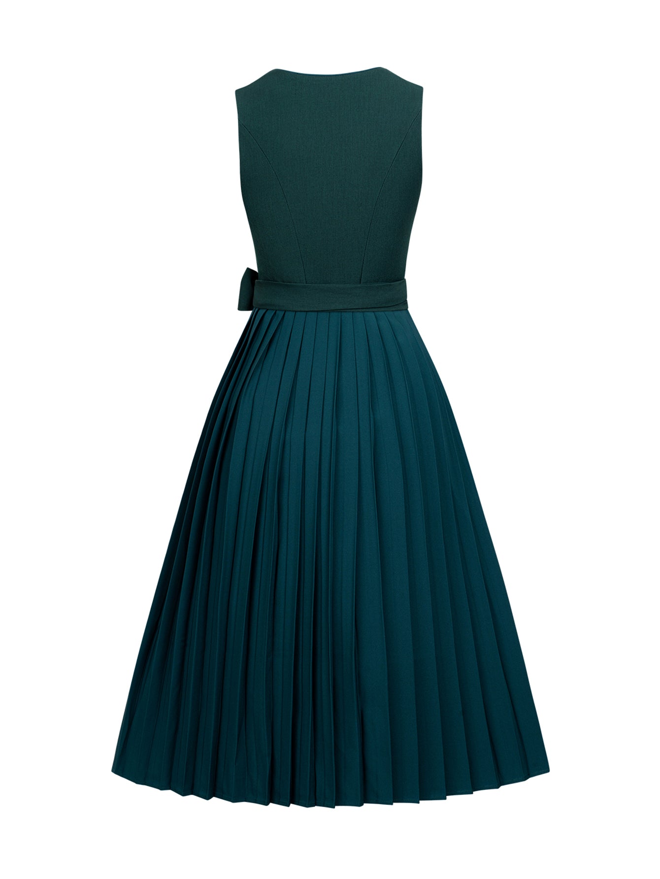 Dirndl Damen Grün 70cm Gerader Ausschnitt Kleid